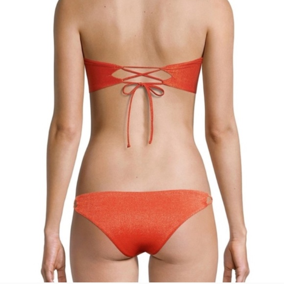 NEW Never Worn Sara Cristina Hava Shimmering Bikini Set, Xs - Picture 8 of 9